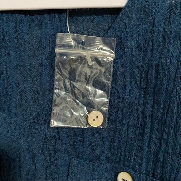 Soft Surroundings Topanga Top in Deep Blue Sea, New With out Tags - Picture 5 of 7